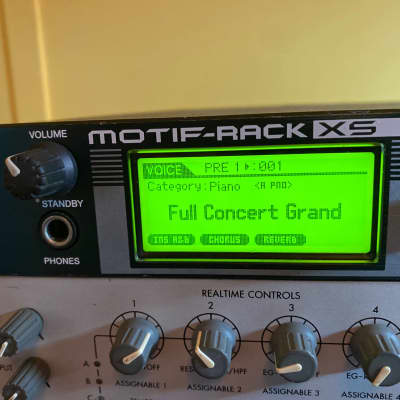 Yamaha Motif XS Rack Tone Generator 2000s - Gray