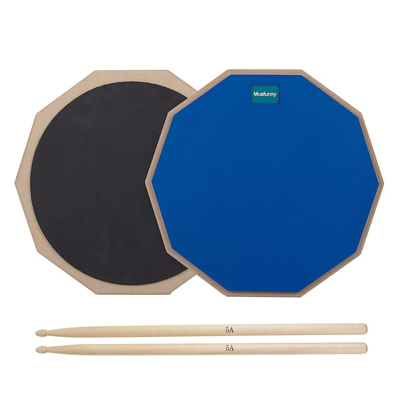 Drum Practice Pad Set And Sticks Silent Snare Drums Pads Reverb
