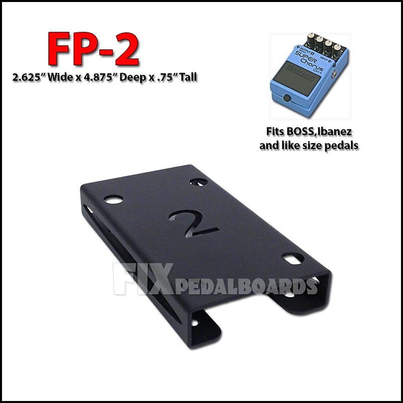 Fix Pedalboards FP-2 Pedal Riser black - fits BOSS, Ibanez and