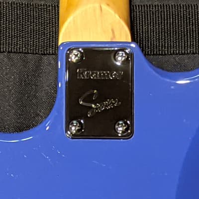 Kramer 2015 Pacer Satchel Purple Leopard MIK Steel Panther Guitar w/Fender Bag, Very RARE, EXC! image 11