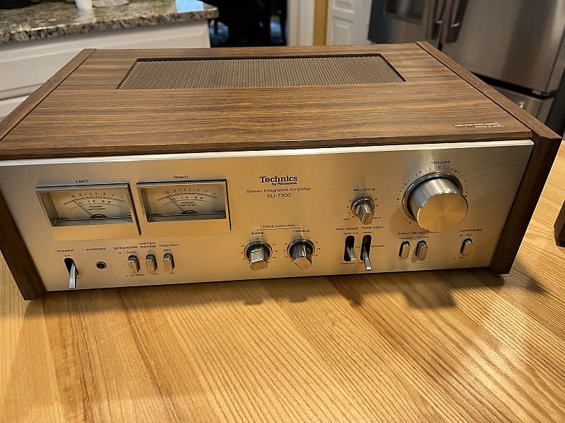 Technics SU 7300 and ST 7300 Mid 1970s Walnut / Silver | Reverb