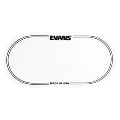 Evans EQ Bass Drumhead Double Patch, Clear
