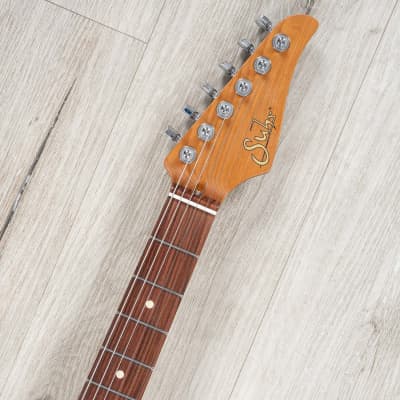 Suhr Standard Plus HSS Guitar, Pau Ferro Fretboard, Bahama Blue image 19