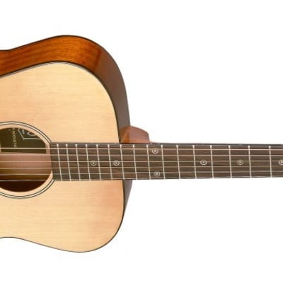 JN Guitars BES-A N Bessie Series Acoustic Auditorium, Solid Spruce Top, Natural image 4