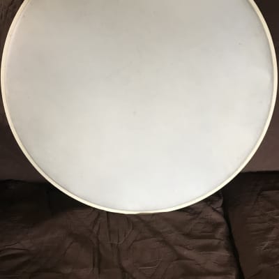 Starlight 22” bass drum head, Rare! 1960’s-1970’s - Rough coat, white image 1