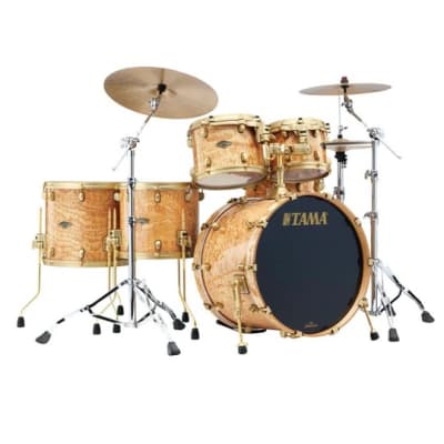 Tama  Limited Edition Tama 10/12/14/16/22 Starclassic Walnut/Birch Drum Set Kit inGloss Natural Tamo image 1