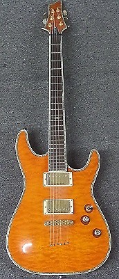 Schecter c1 sales elite orange