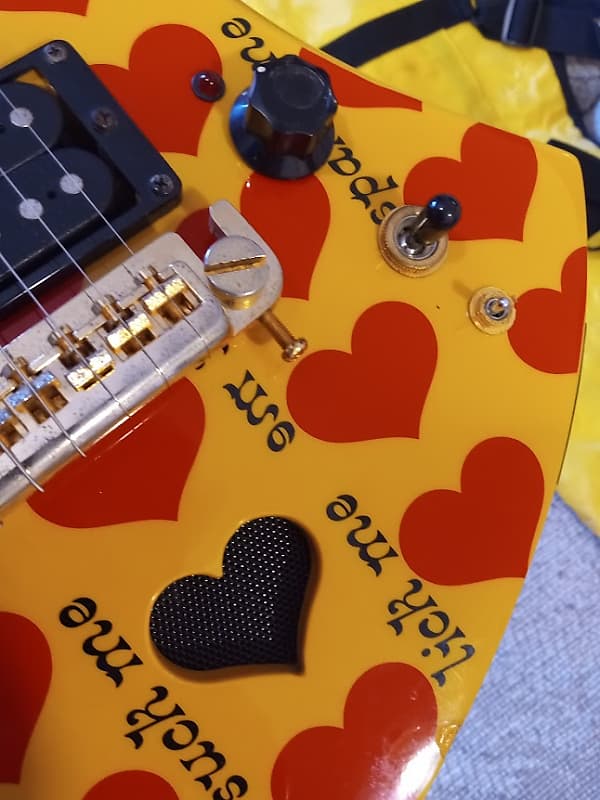 Burny Yellow Heart 2004 -YH-JR.X Yellow Mini Japan Hide Burny Yellow Heart 2004 -YH-JR.X Yellow Mini Japan Hide