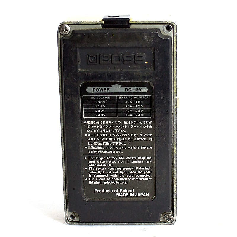 BOSS OD-1 80年代初期 RolandJAPAN NEC C4558C Boss OD-1 Over Drive 1981 NEC C4558C chip | Reverb