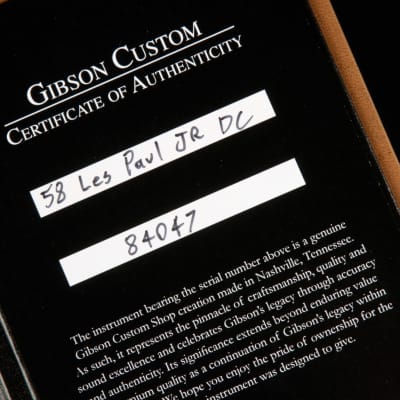 Gibson Custom Shop Made 2 Measure '58 Les Paul Junior Double-Cut Reissue VOS Silver Sparkle image 20