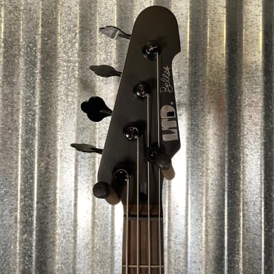 ESP LTD FBJ-400 Frank Bello 4 String Bass EMG PJ Black Satin #0339 Used image 3