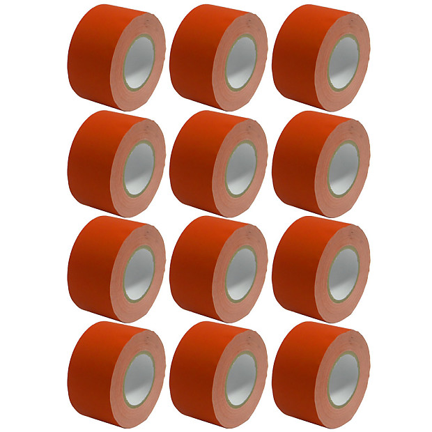 Seismic Audio SeismicTape-603 60-Yard/Roll Gaffer's Tape - 3" (12-Pack) image 1