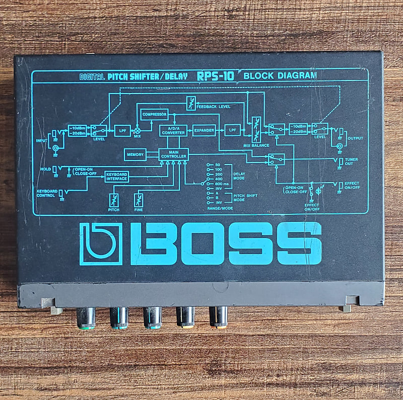 BOSS RPS-10 ディレイエフェクター Boss RPS-10 Micro Rack Series Digital Pitch Shifter / Delay