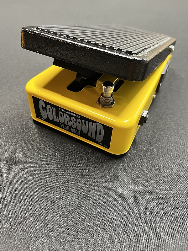 Colorsound Inductorless wah 2021 Yellow Reverb