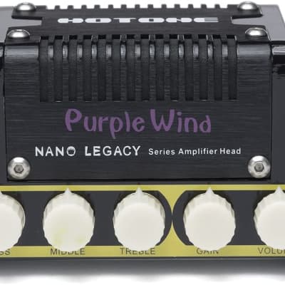 Hotone Nano Legacy Purple Wind 5-Watt Compact Guitar Amp Head with 3-Band EQ(Ship from US Warehouse For Prompt Delivery) image 1