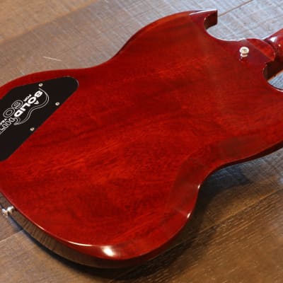 MINTY! 2021 Gibson Custom Shop 60th Anniversary 1961 Les Paul SG Standard Reissue Cherry Red w/ Sideways Vibrola + COA OHSC image 14
