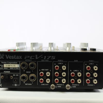 Vestax PCV-175 DJ Mixer (Used) image 7