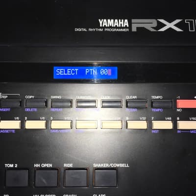 Yamaha RX 11/15 Digital Rhythm Programmer LCD Display - Plug n Play, blue background and white characters, 14 pin connector image 3