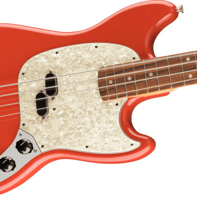 Fender  Vintera '60s Mustang Bass Fiesta Red image 3