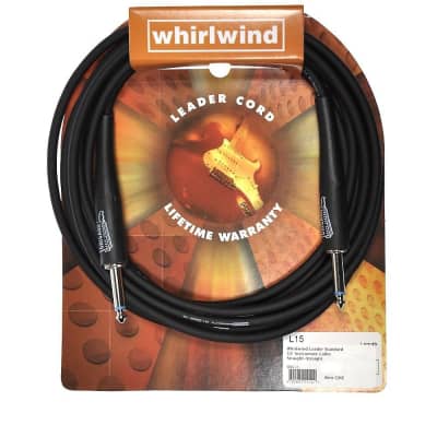 Whirlwind Leader Standard 15' Instrument Cable Straight/Straight image 3