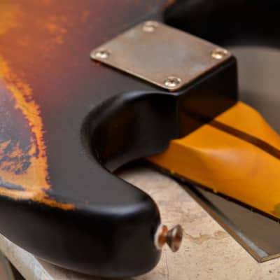 American Fender Stratocaster Sunburst Heavy Relic CS Texas Specials image 22