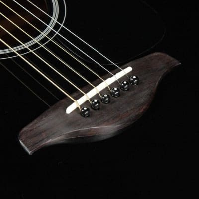 Yamaha FG-TA TransAcoustic Dreadnought Acoustic Electric Guitar Black image 9