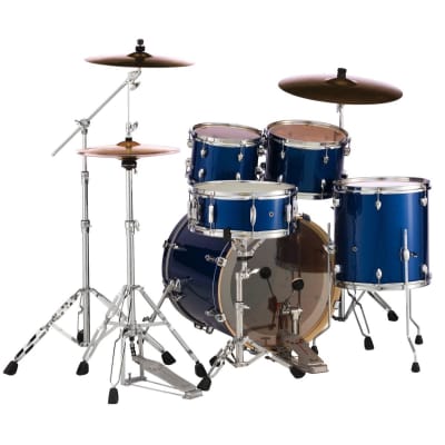 Pearl EX725SPC Export Drum Kit, 5-Piece, High Voltage Blue image 2