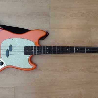 Fender Squier FSR Classic Vibe '60s Competition Mustang Bass Capri Orange image 3