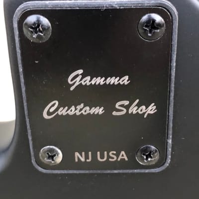 GAMMA Custom Bass Guitar P521-02, 5-String Alpha Model, Matte Black image 8