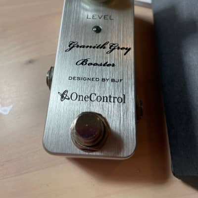 One Control Granith Grey Booster designed by BJF. Clean Boost pedal. for sale