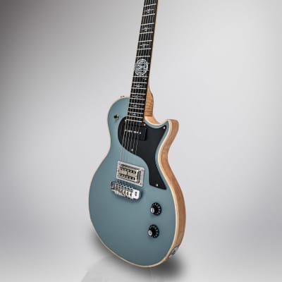 Mithans Guitars Detroit (Vintage Blue) boutique electric guitar image 3
