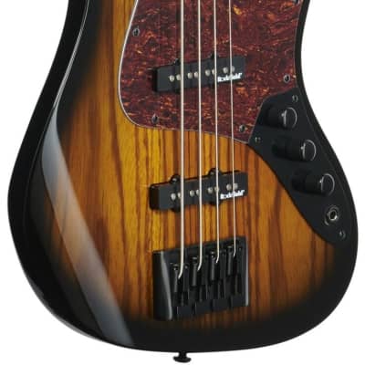 Michael Kelly Vintage Element 4 Zebra Burst Electric Bass - 348023 - 809164025054 image 6