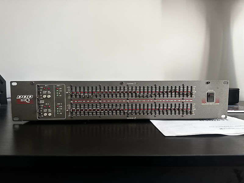 ■DOD FX40B GRAPHIC EQUALIZER イコライザー DOD FX 40B Equalizer Graphic EQ Guitar Pedal - YouTube