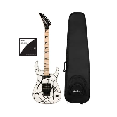Jackson X Series Dinky DK1A DX 6-String Solid Body Maple Electric Guitar (White Tortoise) Bundle with Jackson Gig Bag, and Strings for sale