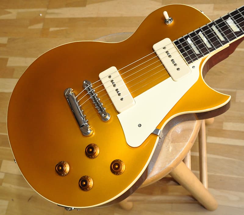 FGN Neo Classic 11 NLS11RMP AG Antique Gold / Les Paul Type Gold Top P90 /  Made In Japan / C230715