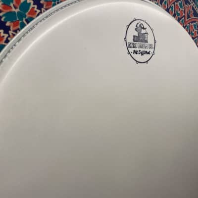 Enri Drum Co. 14" coated drum head  2021 white image 3