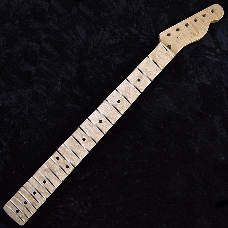 Musikraft Tele Neck-Licensed-Quilted Flame Maple-Fender
