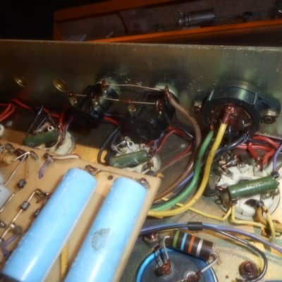 Marshall Amplifier Head Super Bass 100 1971 - Orange image 17