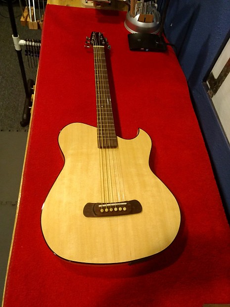 Thin Body Acoustic Guitar, NRS by New Sound Acoustic Handcrafted American