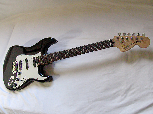 Squier Deluxe Hot Rails Stratocaster with Upgrades