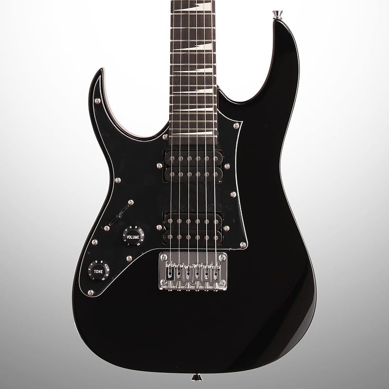 Ibanez GRGM21L Mikro Left-Handed Electric Guitar, Black Night image 1