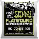 Ernie Ball 2812 Flatwound Regular Slinky Cobalt Electric Bass Guitar Strings 50-105