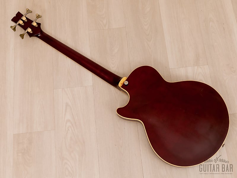 1988 Ibanez AB200 Artstar Vintage Semi-Hollow Bass Wine Red