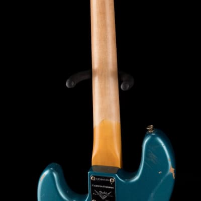 Fender Custom Shop 1960 Jazz Bass Relic Aged Ocean Turquoise image 15