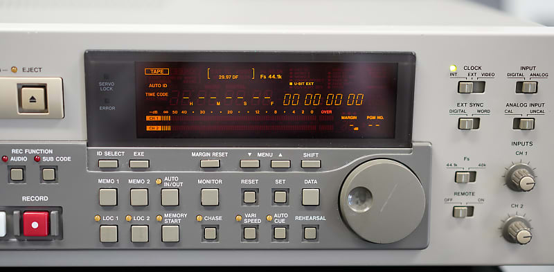 Tascam DA-60 MKII DAT recorder with SMPTE synchronizer