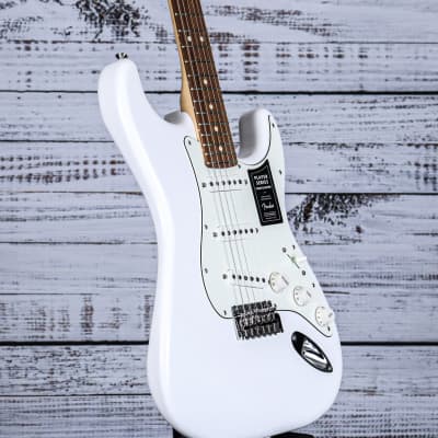 Fender Player Stratocaster Electric Guitar | Polar White image 5