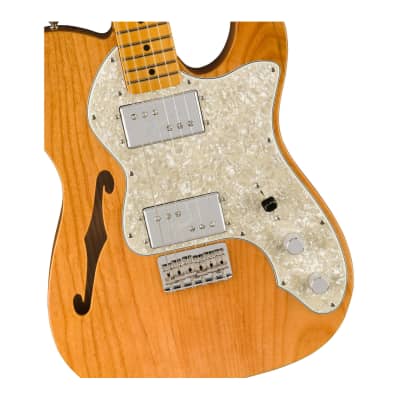 Fender American Vintage II 1972 Telecaster 6-String Thinline Electric Guitar (Right-Handed, Aged Natural) image 4