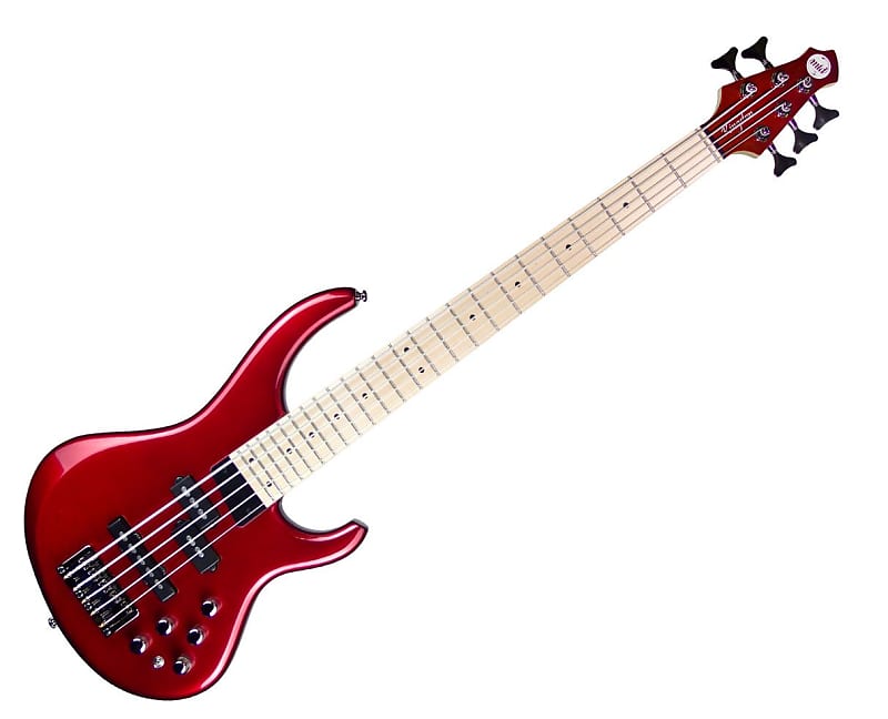 MTD Kingston LK 32" Scale 5 String, Maple Board, Candy Apple | Reverb