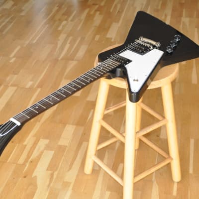ESP EDWARDS EX120D LH BK Black Left Handed / Explorer Type