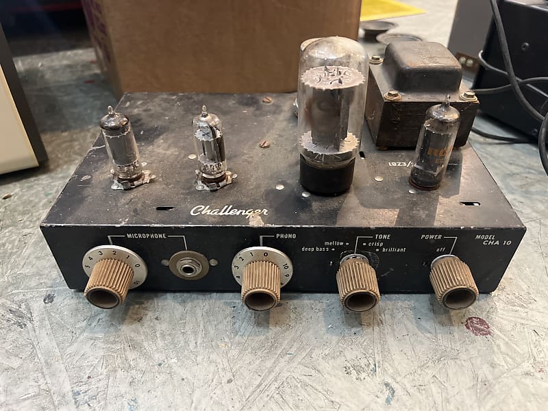 Vintage Bogen CHA 10 Challenger Tube Amp Guitar Harmonica Reverb